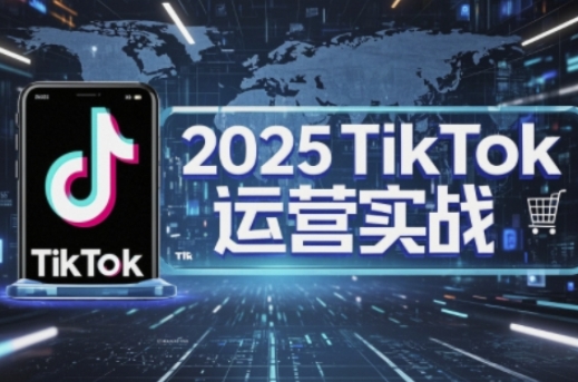 2025TikTok电商运营，掌握TikTok店铺运营核心技巧，实现低成本高转化-晶沫AI资源站