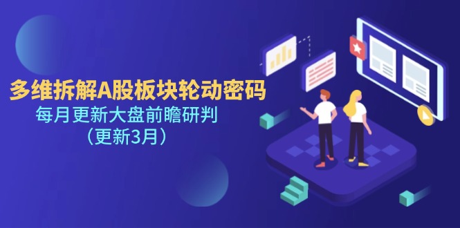 （14213期）多维拆解A股板块轮动密码，每月更新大盘前瞻研判（更新3月）-晶沫AI资源站